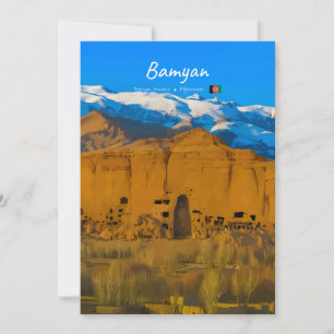 Invitation Bamyan, Afghanistan - Vallée de la falaise de Boud