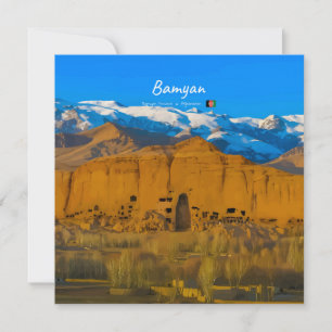 Invitation Bamyan, Afghanistan - Vallée de la falaise de Boud