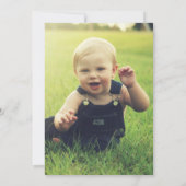 Invitation Banana Baby Singe Anniversaire (Dos)