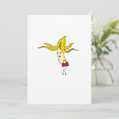Invitation Banane glamour, thème banane (Debout devant)