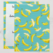 Invitation Bananes (Devant / Derrière)