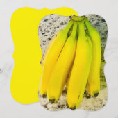 Invitation Bananes (Devant / Derrière)