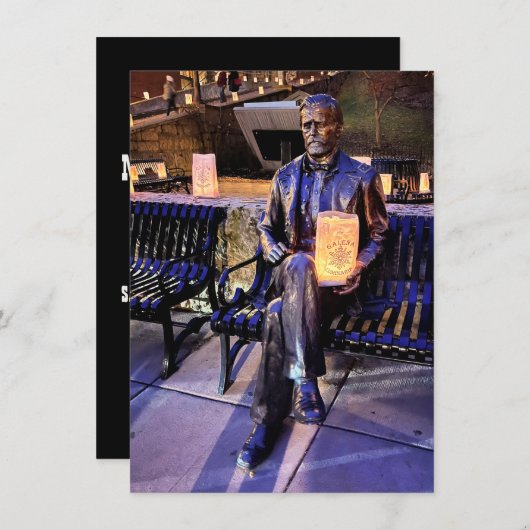 Invitation banc de subvention de galena luminaria (Devant / Derrière)