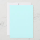 Invitation Bande argentée de couleur pour Bat Mitzvah (Dos)