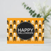 Invitation bande centre halloween heureux (Debout devant)
