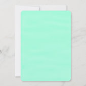 Invitation Bande d'aquarelle de la Monnaie de renouvellement  (Dos)