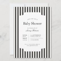 Bande de bonbon verticale noire et blanche étroite