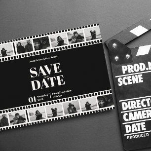 Invitation Bande de film Collage de photos amusantes Enregist