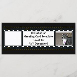 Invitation Bande de film - Personnaliser gratuitement