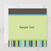 Invitation Bande de garçons ou de filles (Dos)