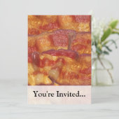 Invitation Bande de lard frite (Debout devant)