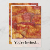 Invitation Bande de lard frite (Devant / Derrière)