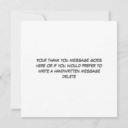 Invitation Bande dessinée colorée moderne OMG (Dos)