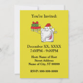 Invitation Bande dessinée de cadeaux de casquette de Père (Dos)