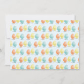 Invitation Bande dessinée horizontale de pâques de chasse (Dos)