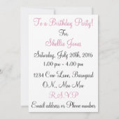 Invitation Bande dessinée mignonne de vache à bébé avec son (Dos)