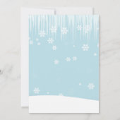 Invitation Bande dessinée mignonne Père Noël avec la longue (Dos)