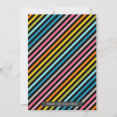 Invitation Bande dessinée Photo Superhero fête d'anniversaire (Dos)