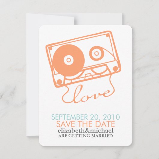 Invitation Bande mixte d'annonces de Love Save the Date (Devant)