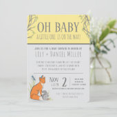 Invitation Bandes de baby shower neutres selon le sexe (Debout devant)