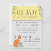Invitation Bandes de baby shower neutres selon le sexe (Devant)