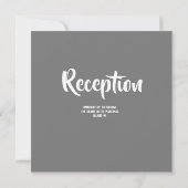 Invitation Bandes de blocs de couleur arc-en-ciel (Dos)