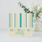 Invitation Bandes d'invitation de la partie de retraite (Debout devant)