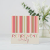 Invitation Bandes d'invitation de la partie de retraite (Debout devant)