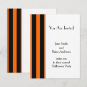 Invitation Bandes françaises en noir (Devant / Derrière)