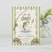 Invitation Bandes Vertes O-Fish-Ally Un Anniversaire (Debout devant)