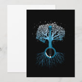 Invitation Banjo Tree Country Music Bluegrass Musician Gift (Devant / Derrière)