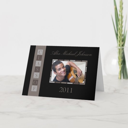 Invitation Banner graduation Invite (Silver) (Devant)