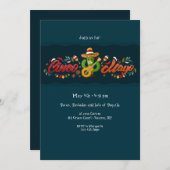 Invitation Bannière Cinco De Mayo (Devant / Derrière)