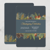 Invitation Bannière d'automne (Devant / Derrière)