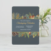 Invitation Bannière d'automne (Debout devant)