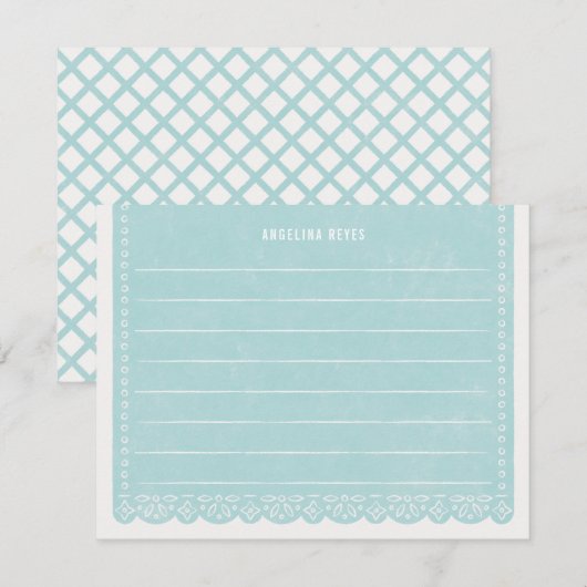 Invitation Bannière de découpe papier - Pool (Devant / Derrière)