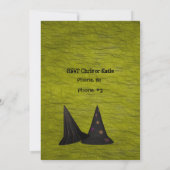 Invitation Bannière de la fête d'Halloween Grunge (Dos)