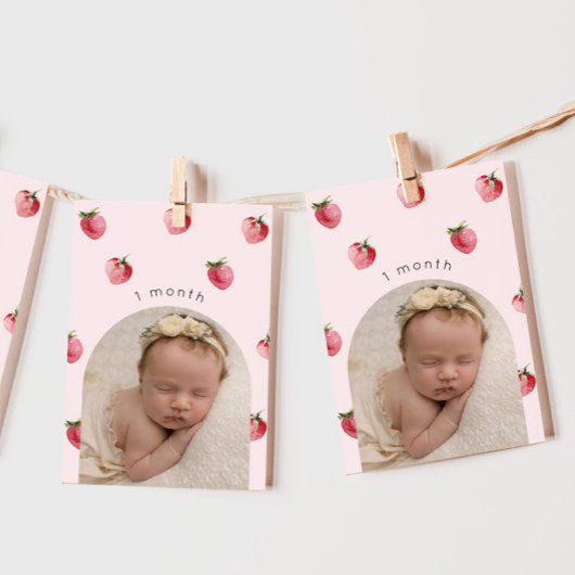 Invitation Bannière de la photo du premier anniversaire de la