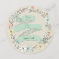 Bannière et courroie florale Mariage classique