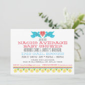 Invitation Bannière Lovebirds Papel Picado personnalisée (Debout devant)