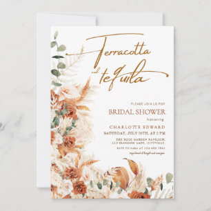 Invitation Baño Bohème Pampas Térracotta & Téquila pour l'ent