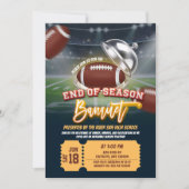 Invitation Banquet de fin de saison de football américain (Devant)