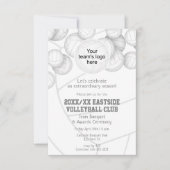 Invitation banquet de remise des prix de volley-ball de fin d (Devant)