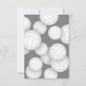 Invitation banquet de remise des prix de volley-ball de fin d (Dos)