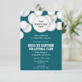 Invitation banquet de remise des prix de volley-ball de fin d (Debout devant)