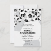 Invitation banquet des prix du soccer de fin de saison (Devant)