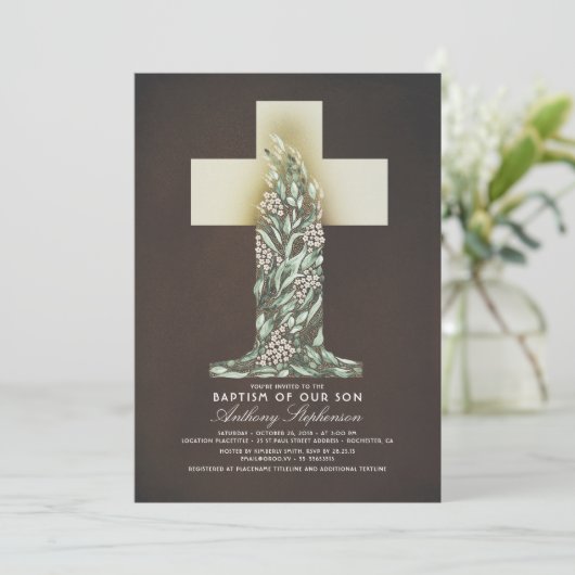 Invitation Baptême (Debout devant)