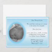 Invitation Baptême (Devant / Derrière)