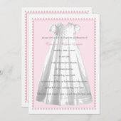 Invitation Baptême (Devant / Derrière)