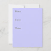 Invitation Baptême (Dos)